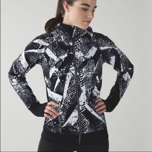 Lululemon Scuba Hoodie III Static Mist White Black / Black